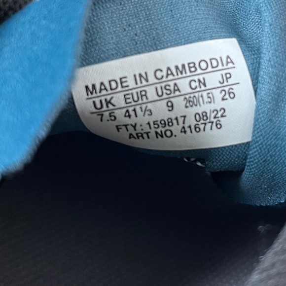 Salomon Womens Patrol Hiking Sneaker Size 9 Blue Outdoor Hike Running Shoe - Picture 7 of 12